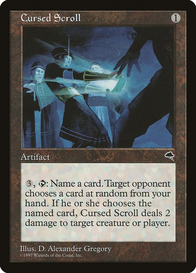 Cursed Scroll (Tempest) 