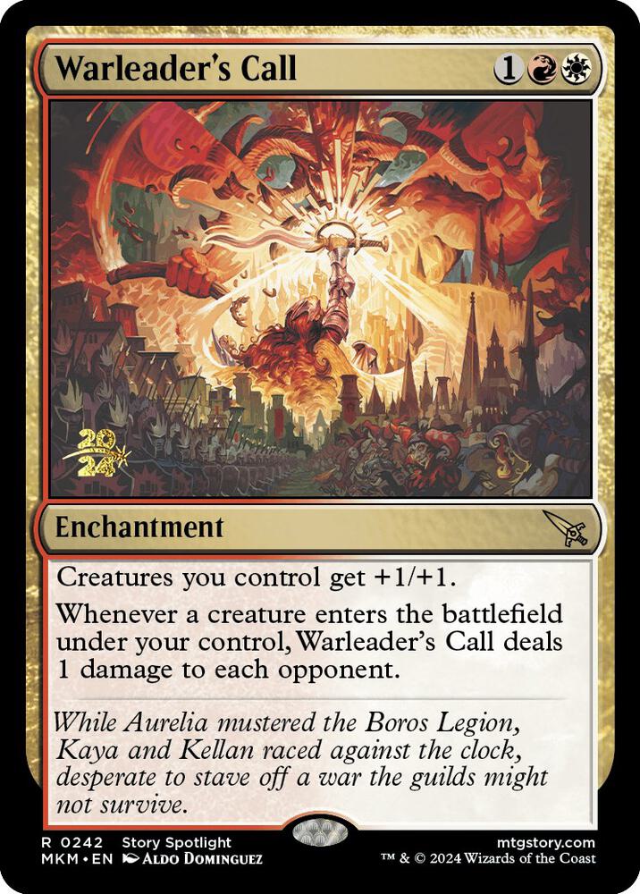 Warleaders Call 242 (Prerelease Cards)  - Foil