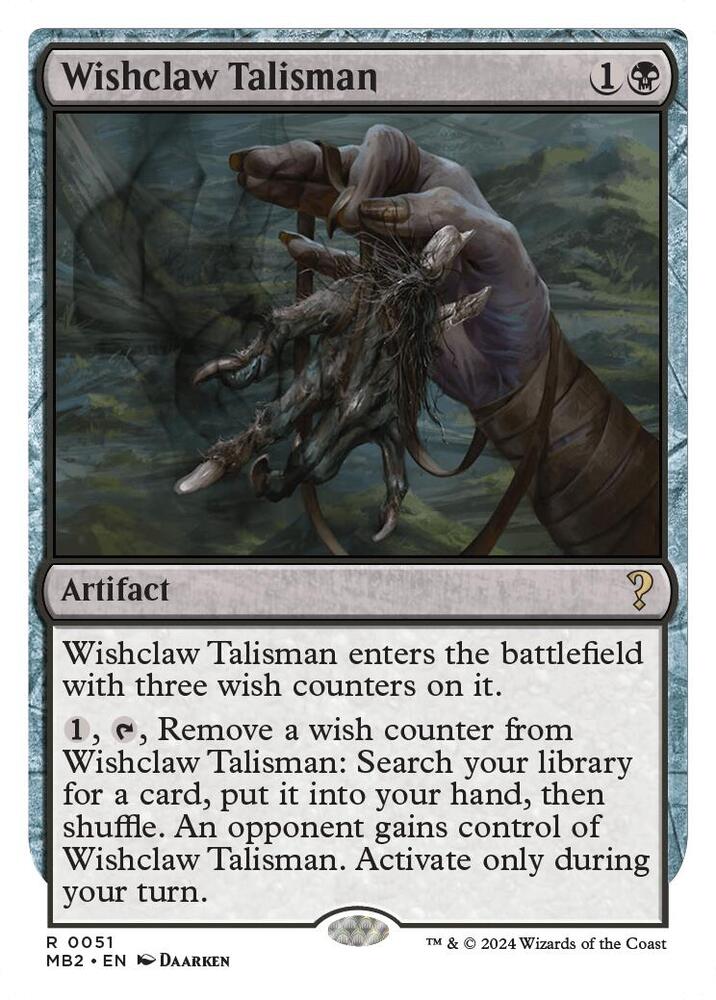 Wishclaw Talisman 51/390 (Mystery Booster 2) 