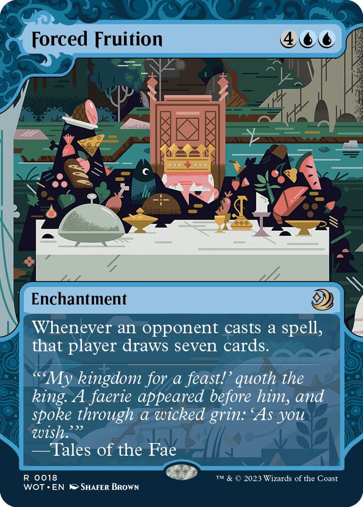 Forced Fruition 18/63 (Wilds of Eldraine: Enchanting Tales)  - Showcase