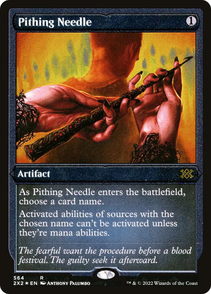 Pithing Needle Foil Etched (Double Masters 2022)  - undefined