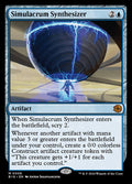 Simulacrum Synthesizer 6/30 (Outlaws of Thunder Junction: The Big Score)  - Foil