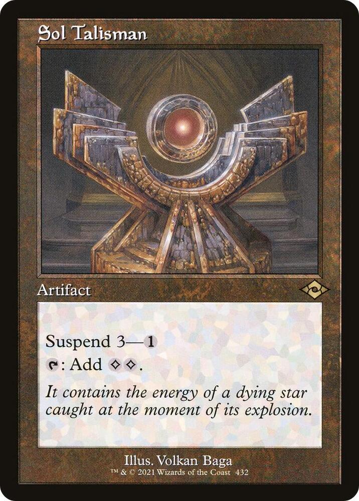 Sol Talisman Retro Frame 432 (Modern Horizons 2)  - Foil