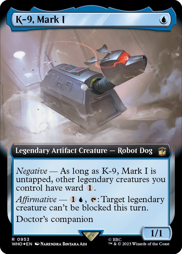 K-9, Mark I 953/331 (Universes Beyond: Doctor Who)  - Extended Art Surge Foil