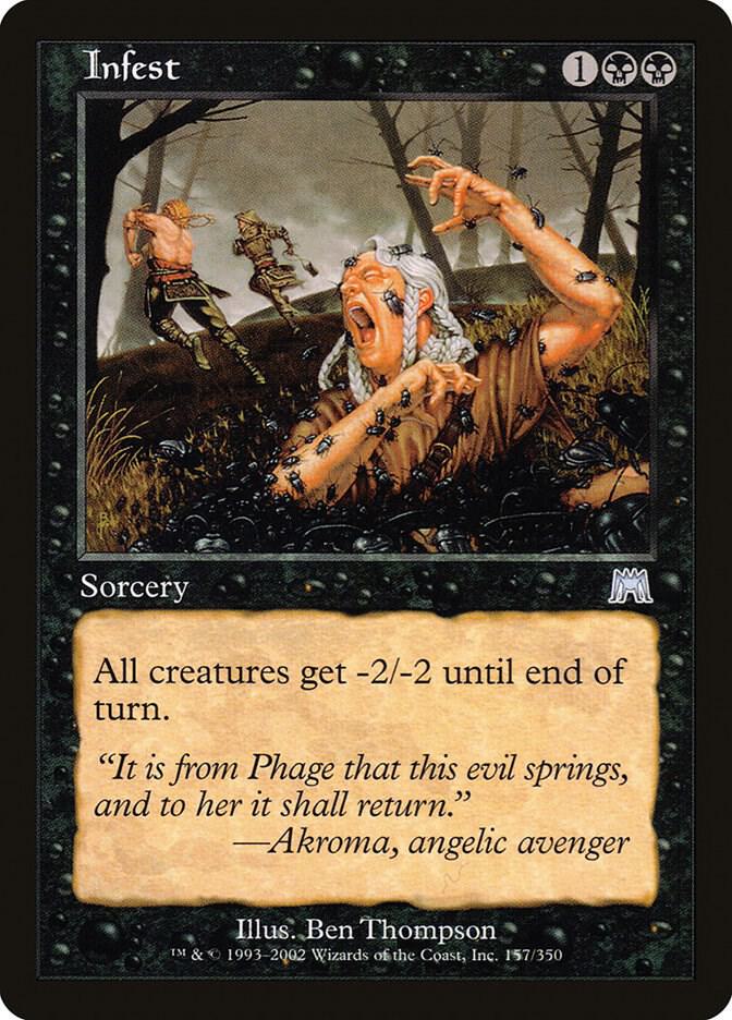 Infest 157/350 (Onslaught)  - Foil