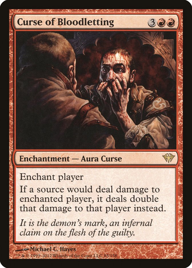 Curse of Bloodletting 85/158 (Dark Ascension) 