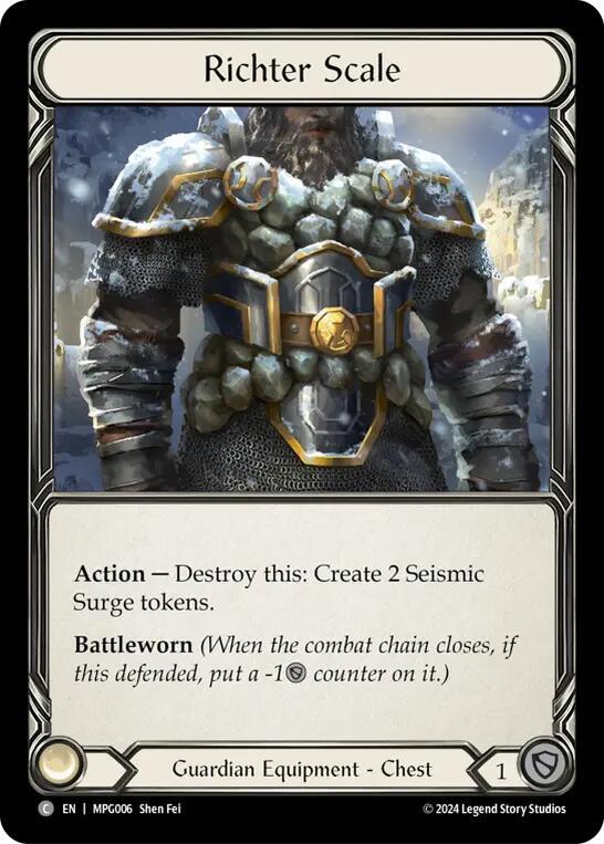 Richter Scale (Mastery Pack Guardian)  - Cold Foil