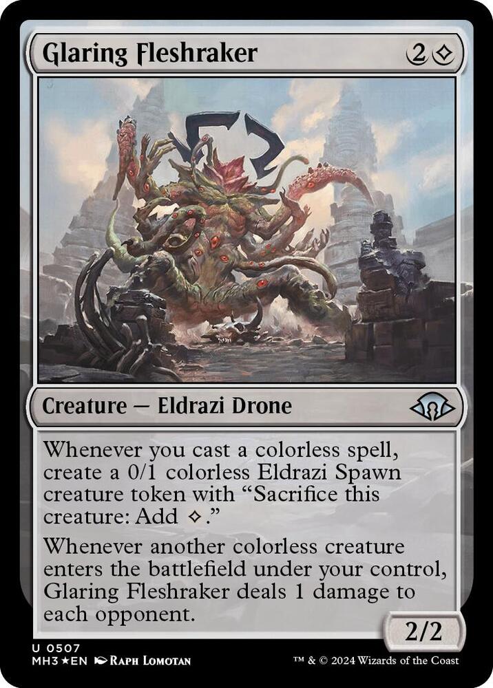 Glaring Fleshraker Ripple Foil 507 (Modern Horizons 3)  - Foil