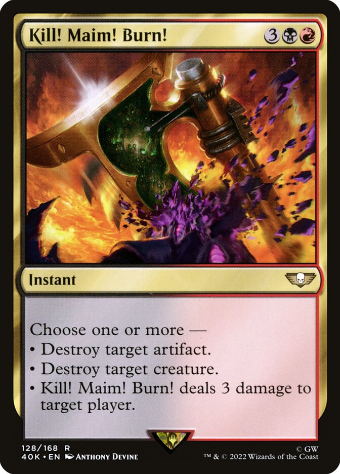 Kill! Maim! Burn! (Universes Beyond: Warhammer 40,000) 