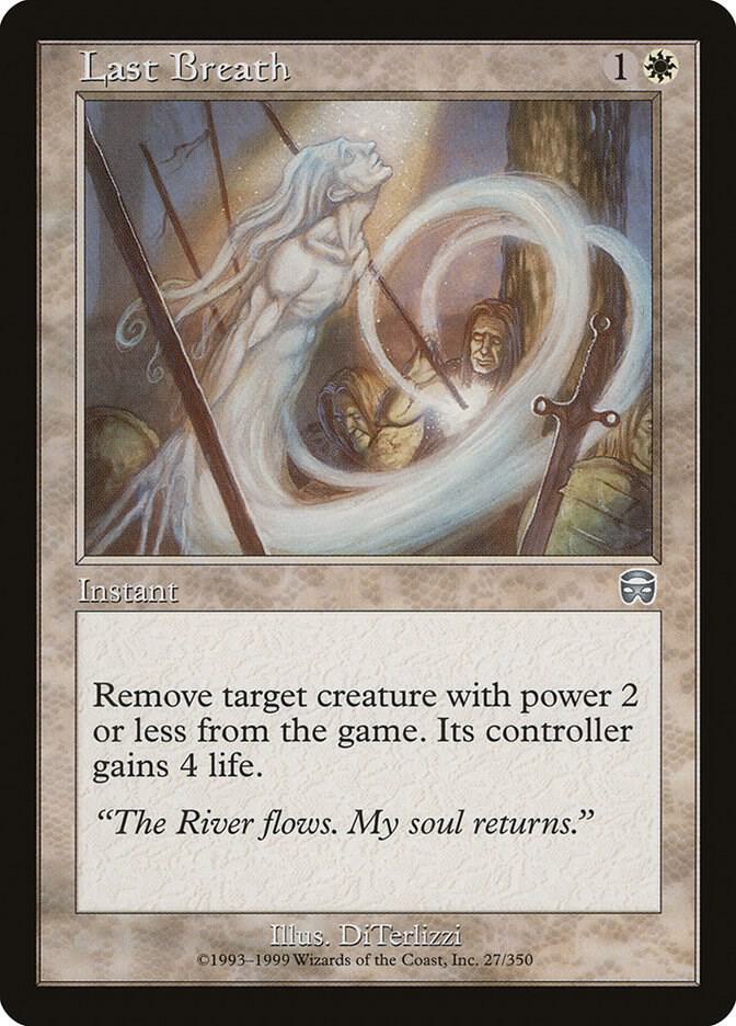 Last Breath 27/350 (Mercadian Masques)  - Foil