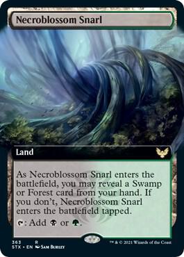 Necroblossom Snarl Extended Art (Strixhaven: School of Mages)  - undefined