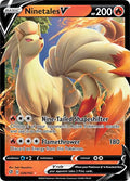 Ninetales V 026/192 (SWSH02: Rebel Clash)  - Holofoil