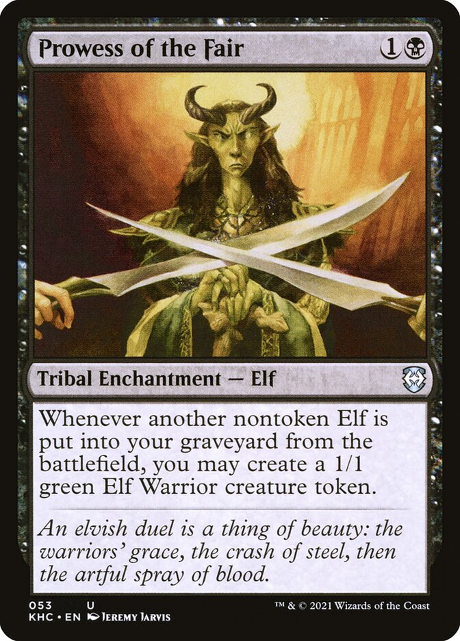 Prowess of the Fair 53/1 (Commander: Kaldheim) 