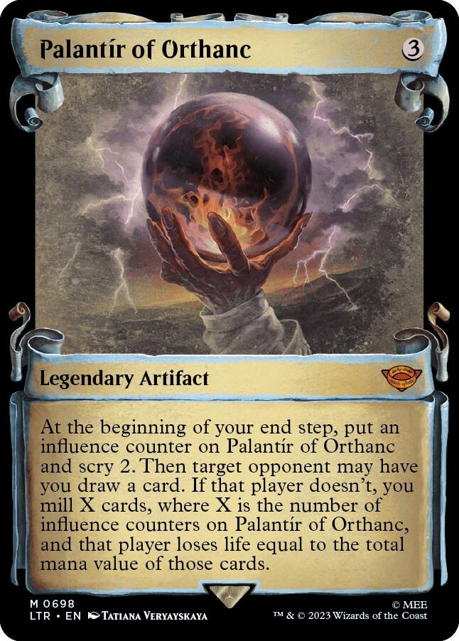 Palantir of Orthanc Showcase Scrolls (Universes Beyond: The Lord of the Rings: Tales of Middle-earth) 