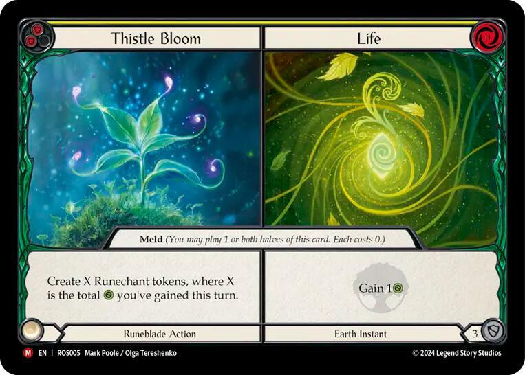 Thistle Bloom Life (Rosetta)  - Rainbow Foil