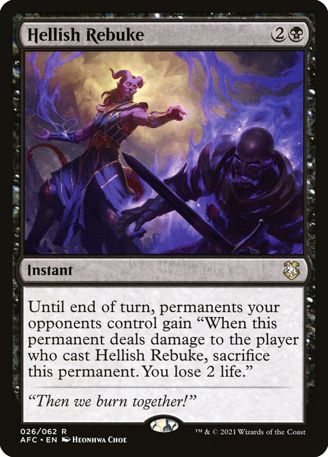 Hellish Rebuke (Commander: Adventures in the Forgotten Realms) 