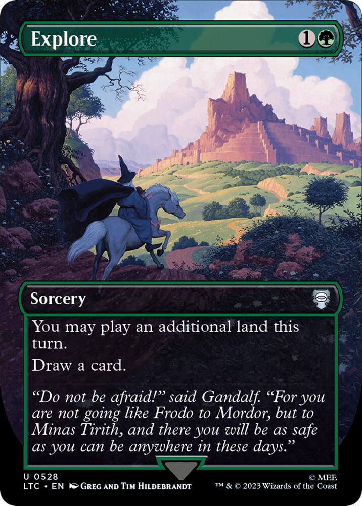 Explore 528 (Commander: The Lord of the Rings: Tales of Middle-earth)  - Borderless