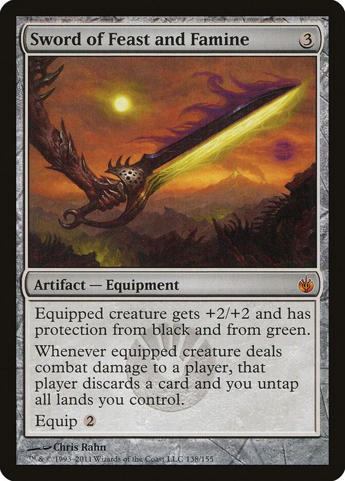 Sword of Feast and Famine 138/155 (Mirrodin Besieged) 