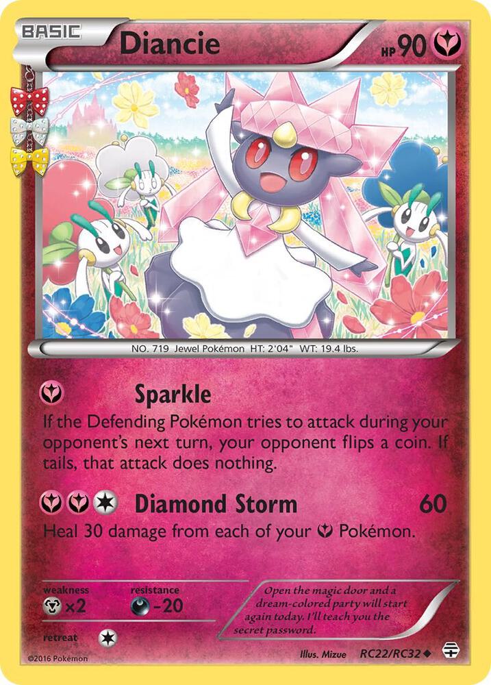 Diancie RC22/RC32 (Generations: Radiant Collection)  - Holofoil