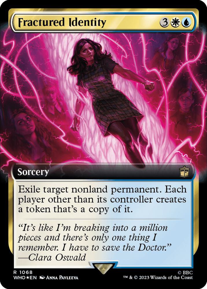 Fractured Identity Extended Art Surge Foil (Universes Beyond: Doctor Who)  - undefined