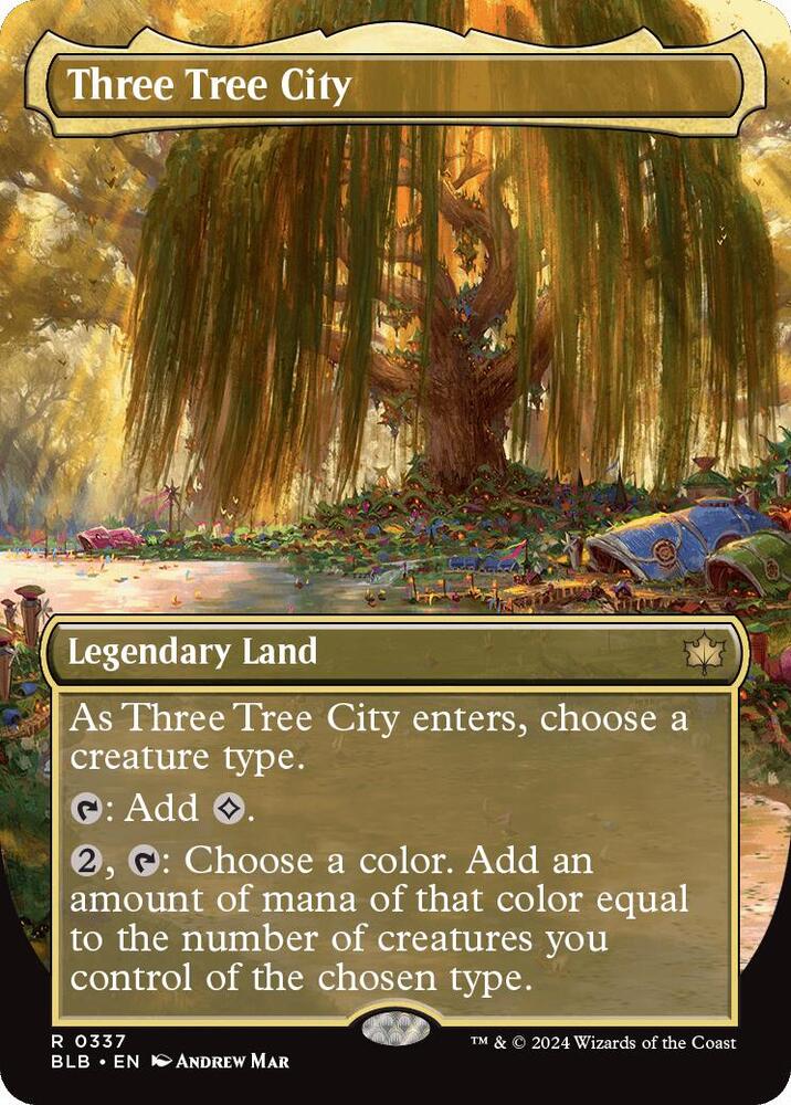 Three Tree City Borderless 0337 (Bloomburrow) 