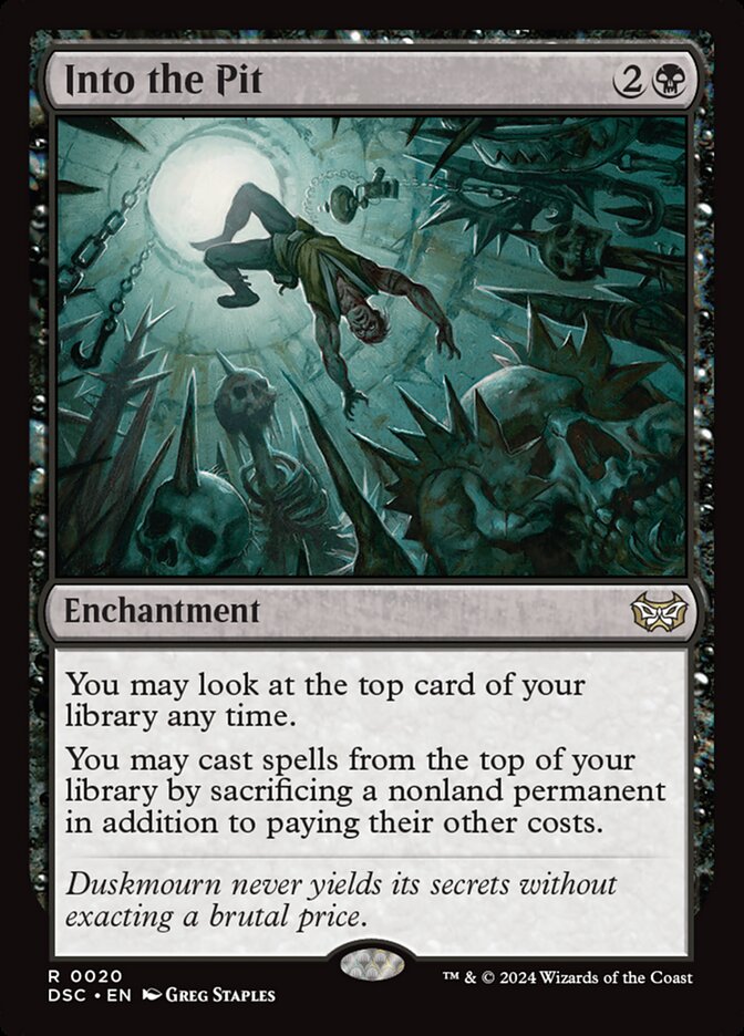 Into the Pit (Commander: Duskmourn: House of Horror) 