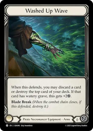 Washed Up Wave Treasure (High Seas)  - Cold Foil