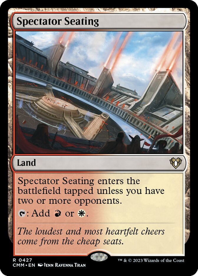 Spectator Seating (Commander Masters) 