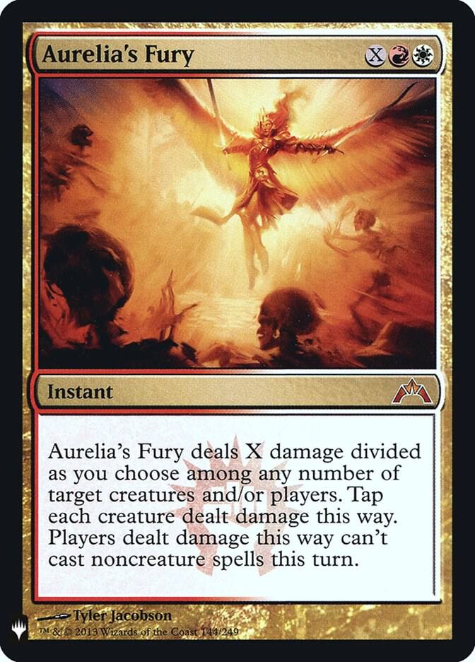 Aurelias Fury GTC-144/5075 (The List Reprints)  - Foil