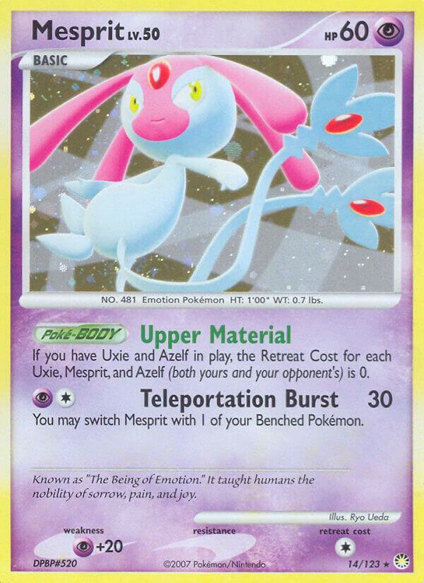 Mesprit (Mysterious Treasures)  - Holofoil