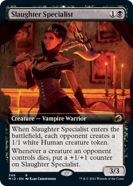 Slaughter Specialist Extended Art 349/277 (Innistrad: Midnight Hunt) 
