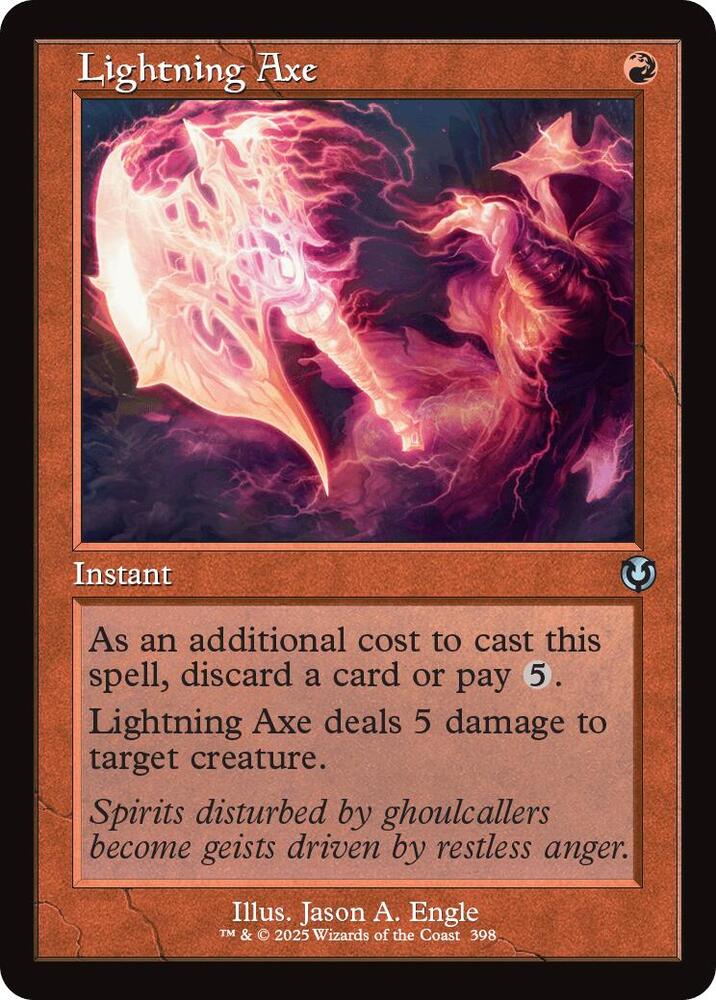Lightning Axe Retro Frame (Innistrad Remastered)  - undefined