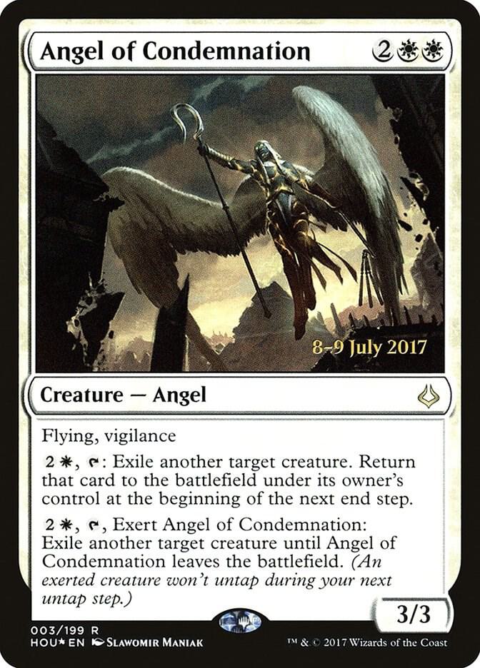 Angel of Condemnation 3s/62 (Prerelease Cards)  - PreRelease Foil