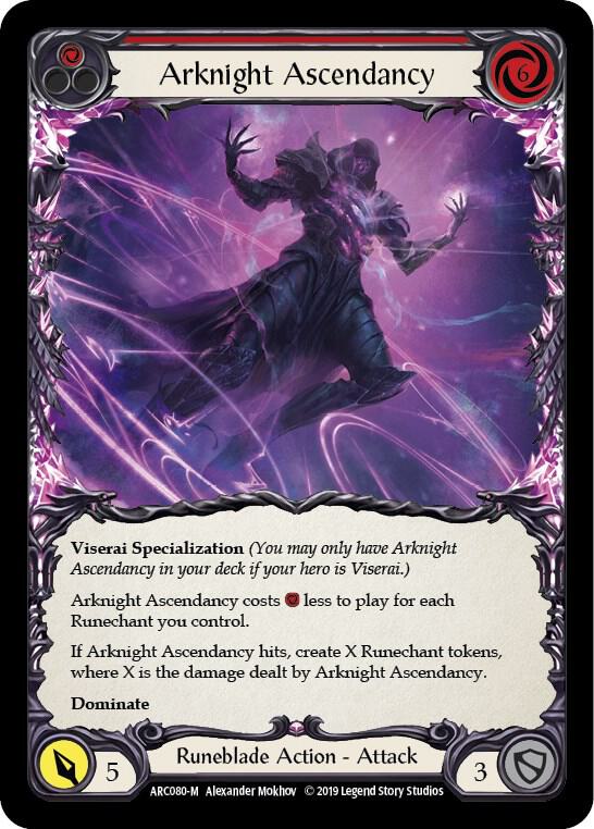 Arknight Ascendancy (Arcane Rising)  - 1st Edition Normal
