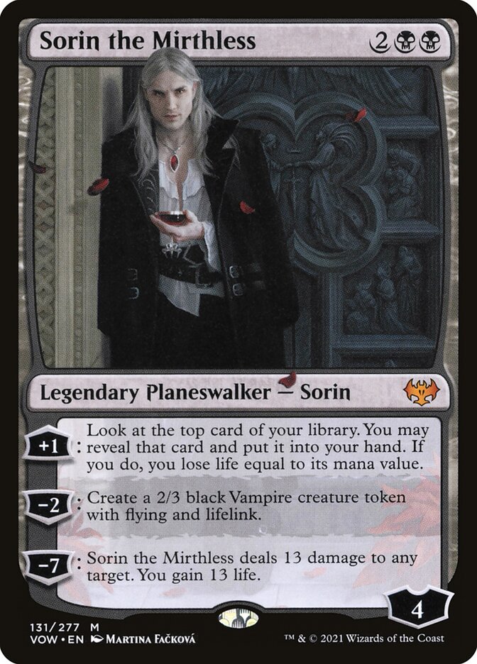 Sorin the Mirthless (Innistrad: Crimson Vow) 