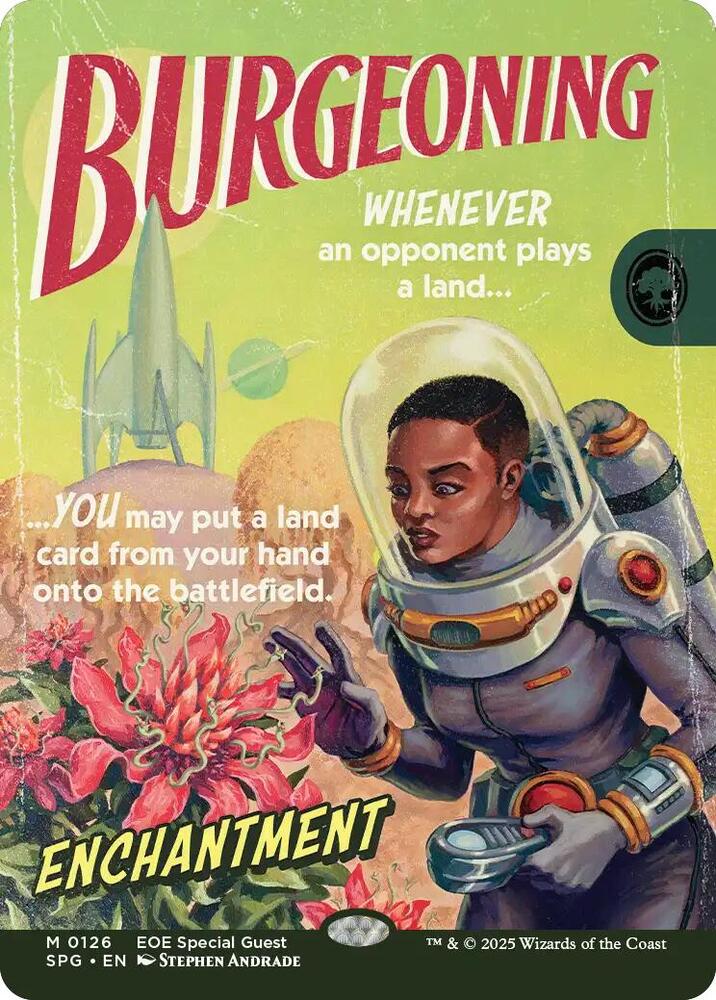 Burgeoning 126/0 (Special Guests)  - Borderless Foil