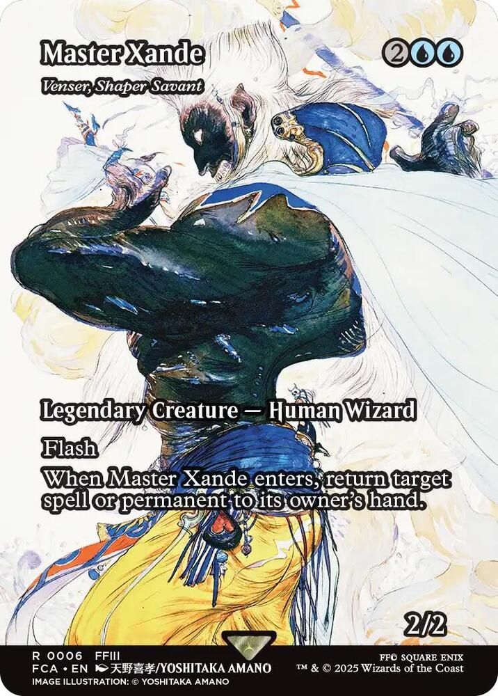 Master Xande - Venser, Shaper Savant 6/64 (FINAL FANTASY: Through the Ages)  - Showcase