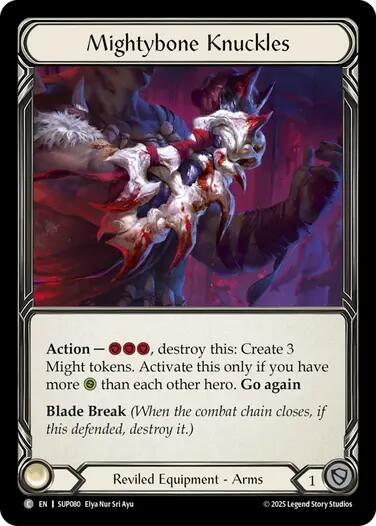 Mightybone Knuckles (Super Slam)  - Cold Foil