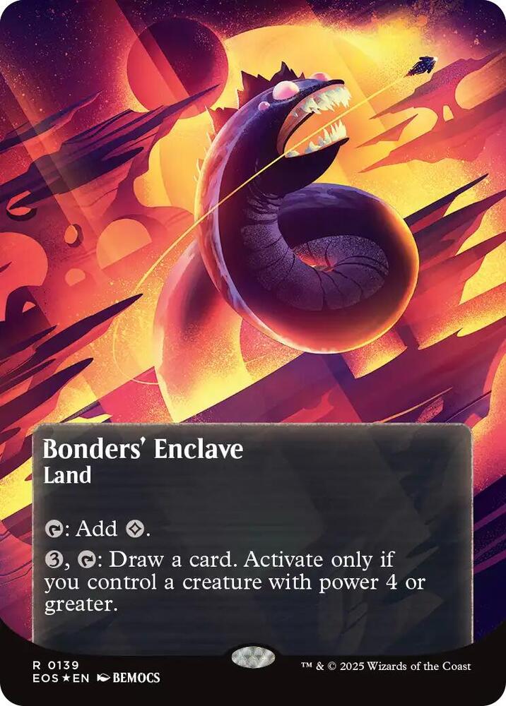 Bonders Enclave 0139 Borderless Galaxy Foil (Edge of Eternities: Stellar Sights)  - undefined