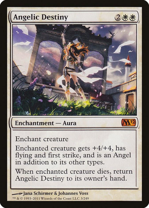 Angelic Destiny 3/249 (Magic 2012 (M12))  - Foil