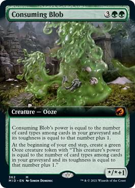 Consuming Blob Extended Art (Innistrad: Midnight Hunt) 