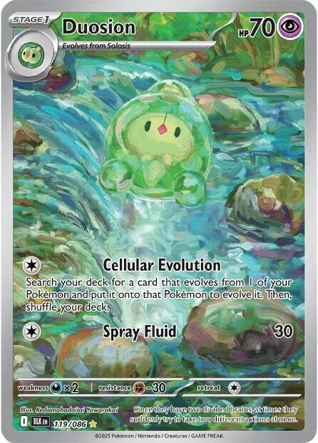 Duosion 119/086 (SV: Black Bolt)  - Holofoil