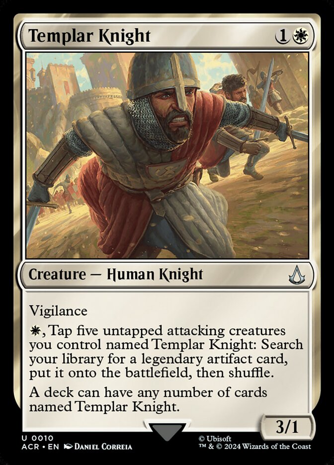 Templar Knight (Universes Beyond: Assassin's Creed) 