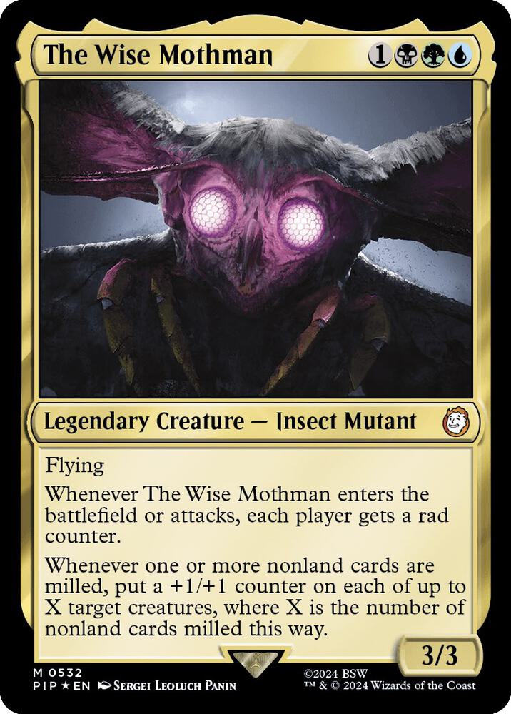 The Wise Mothman 532 (Universes Beyond: Fallout)  - Foil