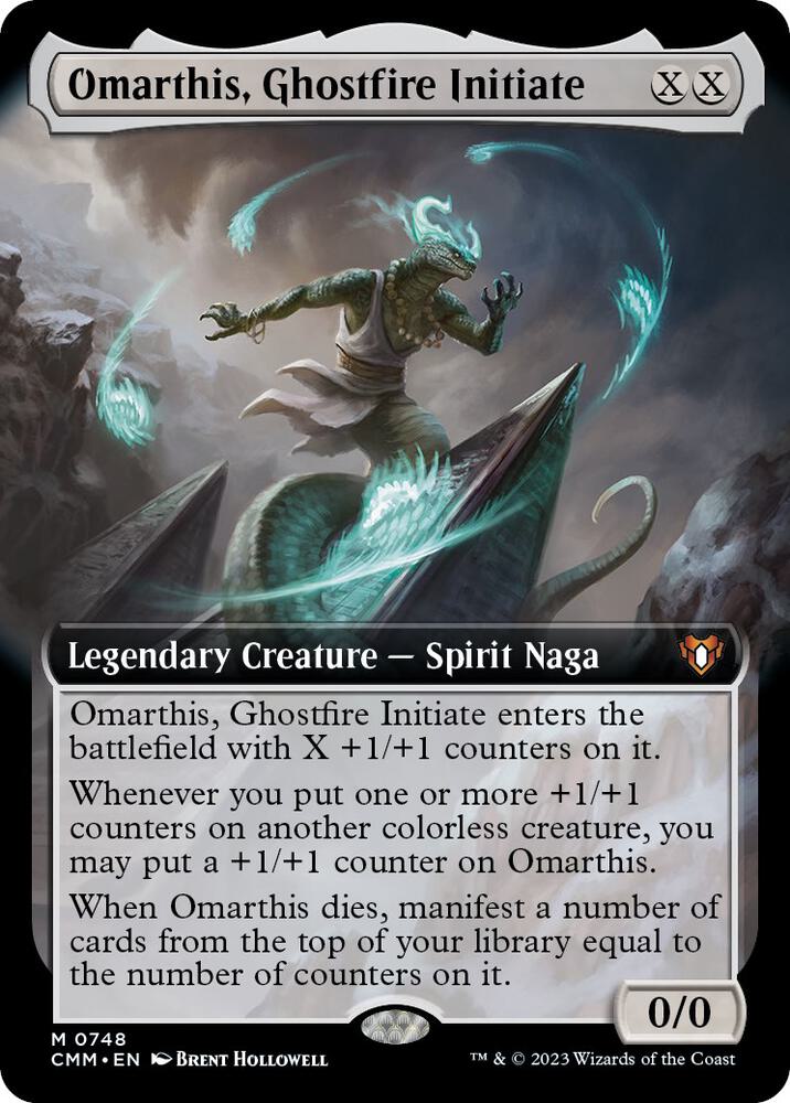 Omarthis Ghostfire Initiate Extended Art (Commander Masters) 