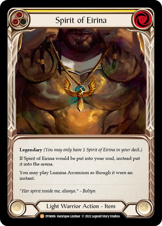 Spirit of Eirina (Dynasty)  - Cold Foil
