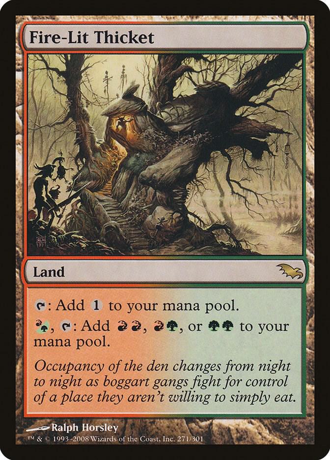 Fire-Lit Thicket 271/301 (Shadowmoor) 