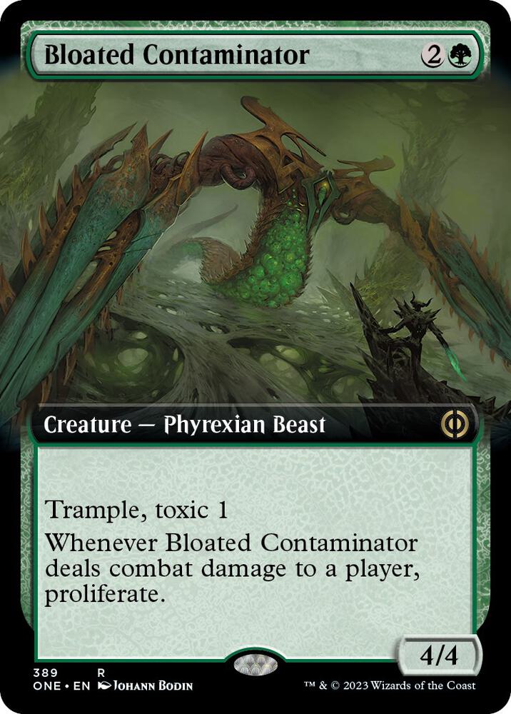 Bloated Contaminator Extended Art (Phyrexia: All Will Be One) 