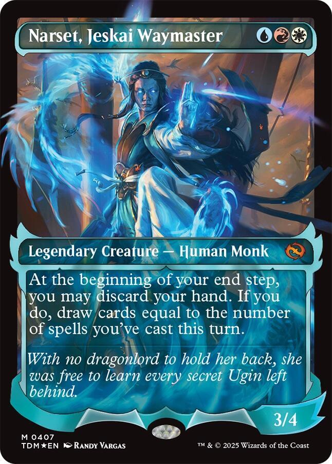 Narset Jeskai Waymaster Showcase (Tarkir: Dragonstorm)  - undefined