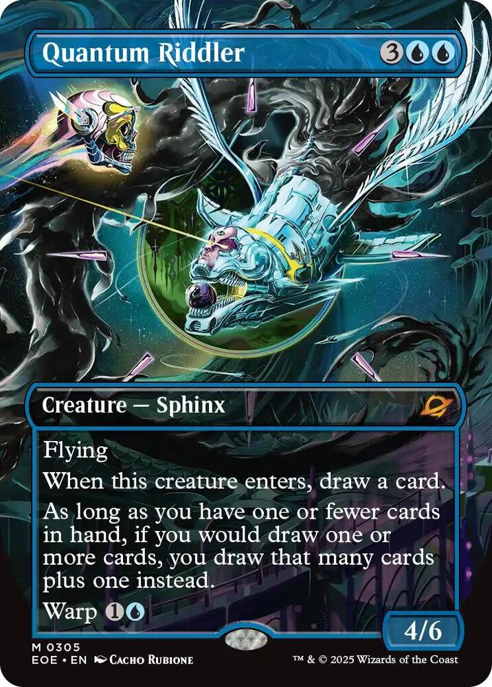 Quantum Riddler 305 (Edge of Eternities)  - Borderless Foil